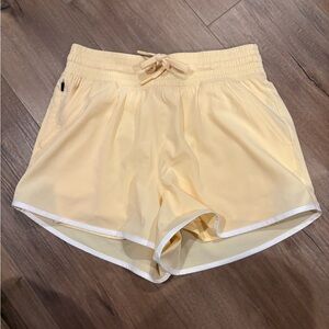 NWT Women’s YPB Yellow Athletic Running Shorts Medium Abercrombie